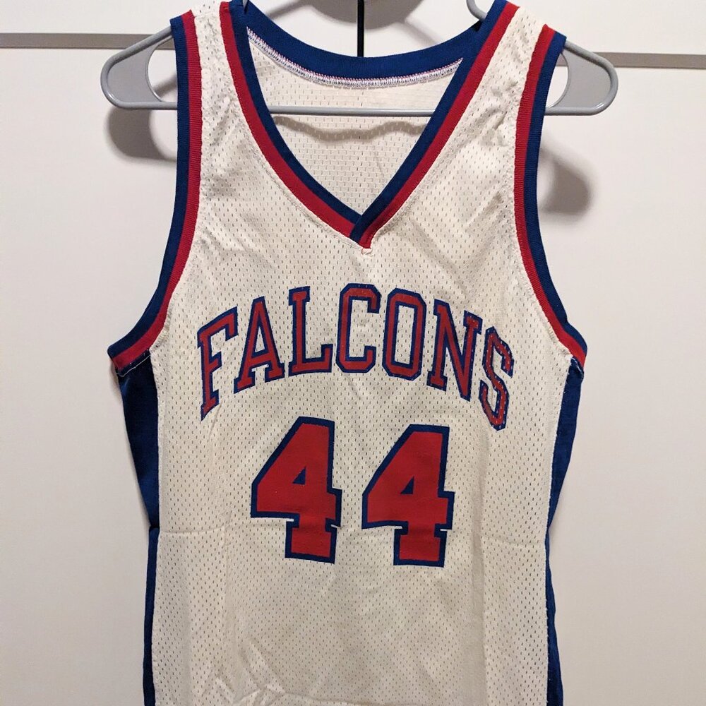 Vintage 90's Champion Falcons Basketball Jersey #44 Size Large